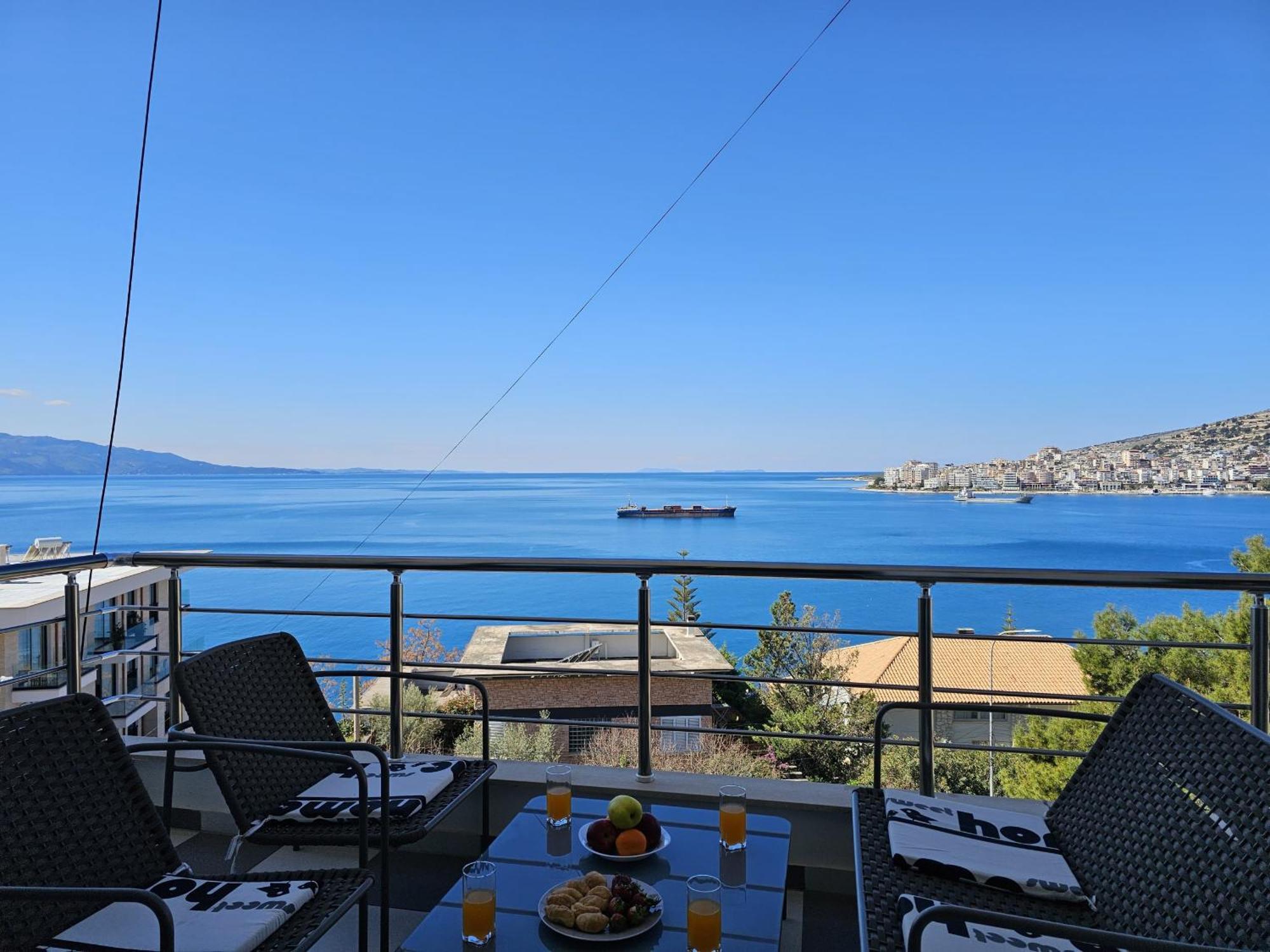 Sunset Tarraces Apartman Saranda Kültér fotó