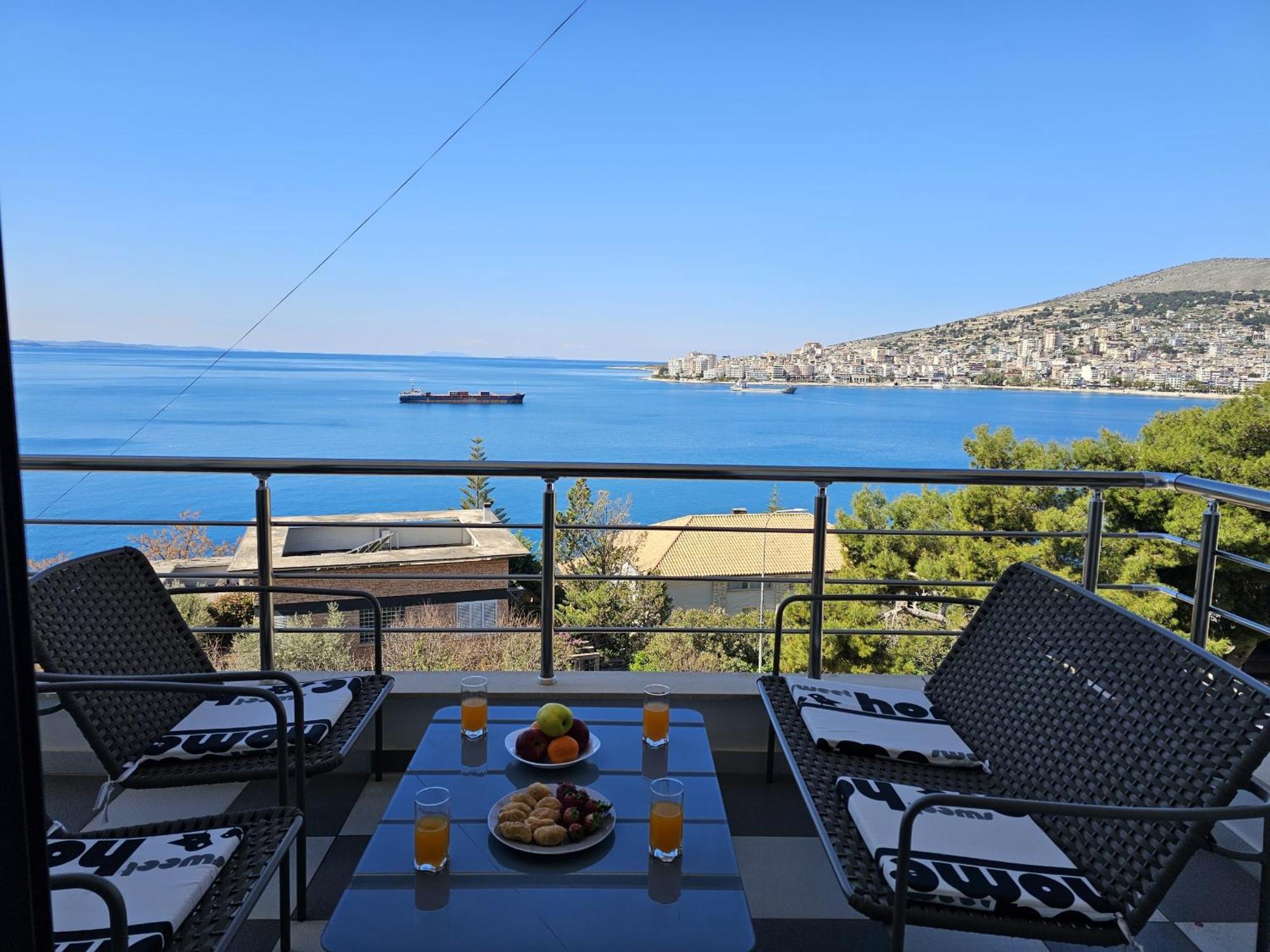 Sunset Tarraces Apartman Saranda Kültér fotó