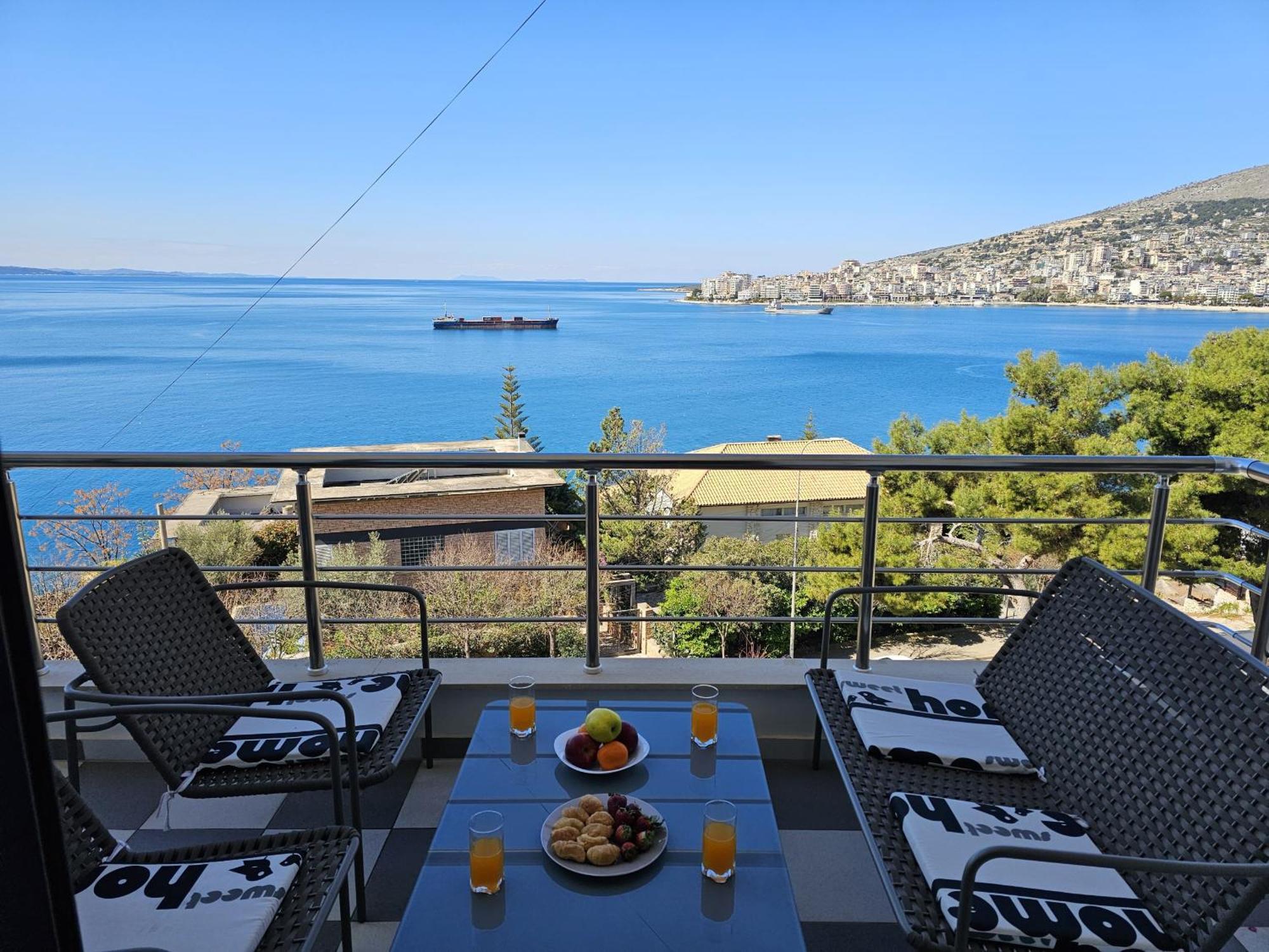Sunset Tarraces Apartman Saranda Kültér fotó
