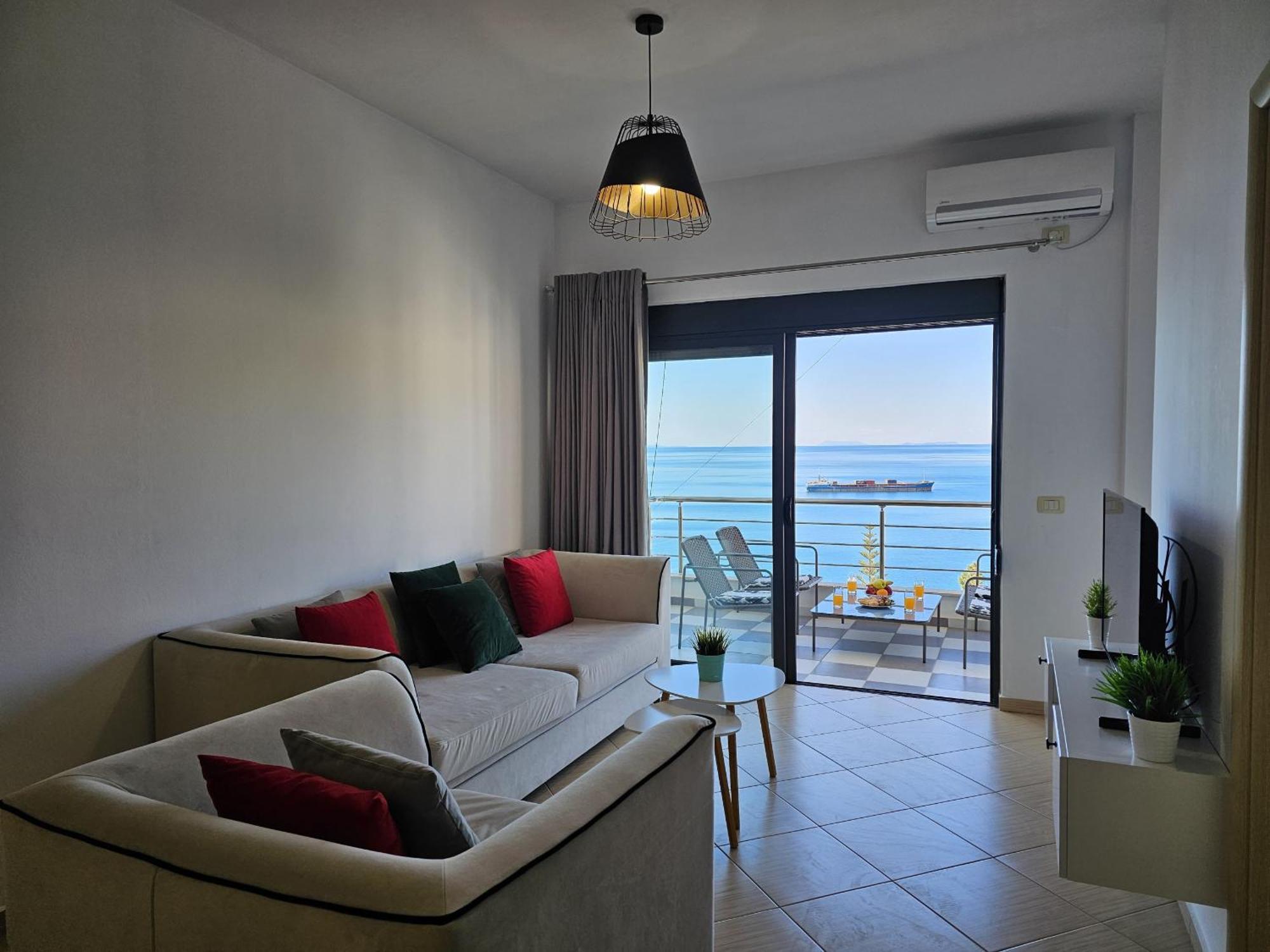 Sunset Tarraces Apartman Saranda Kültér fotó
