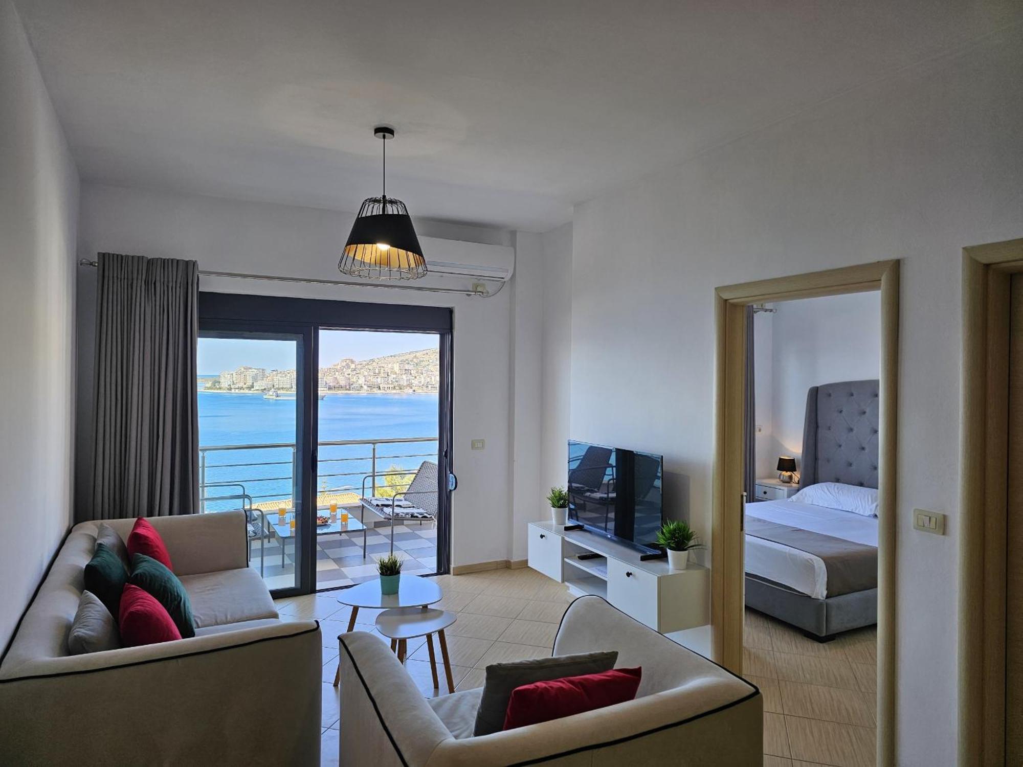 Sunset Tarraces Apartman Saranda Kültér fotó