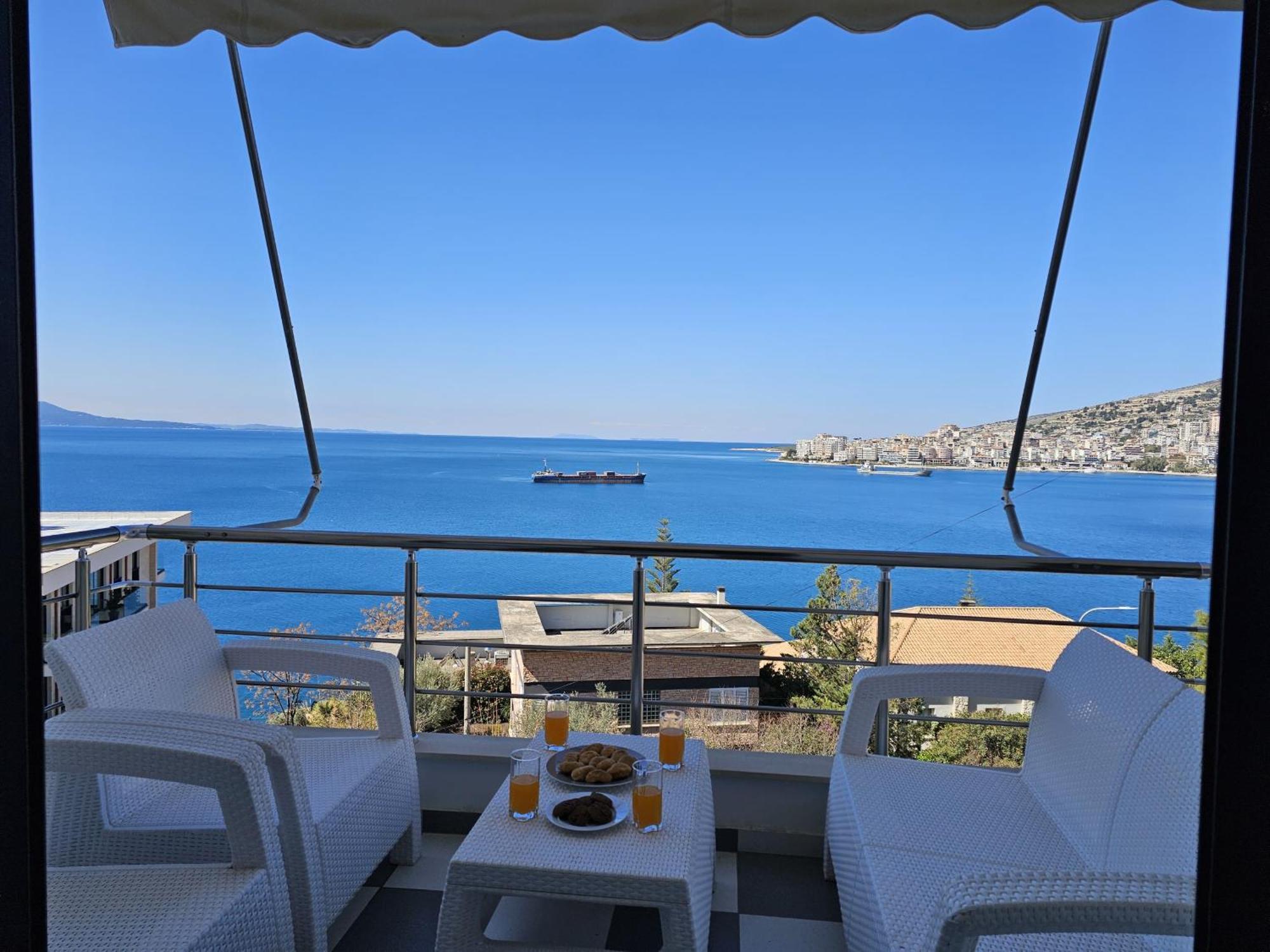 Sunset Tarraces Apartman Saranda Kültér fotó