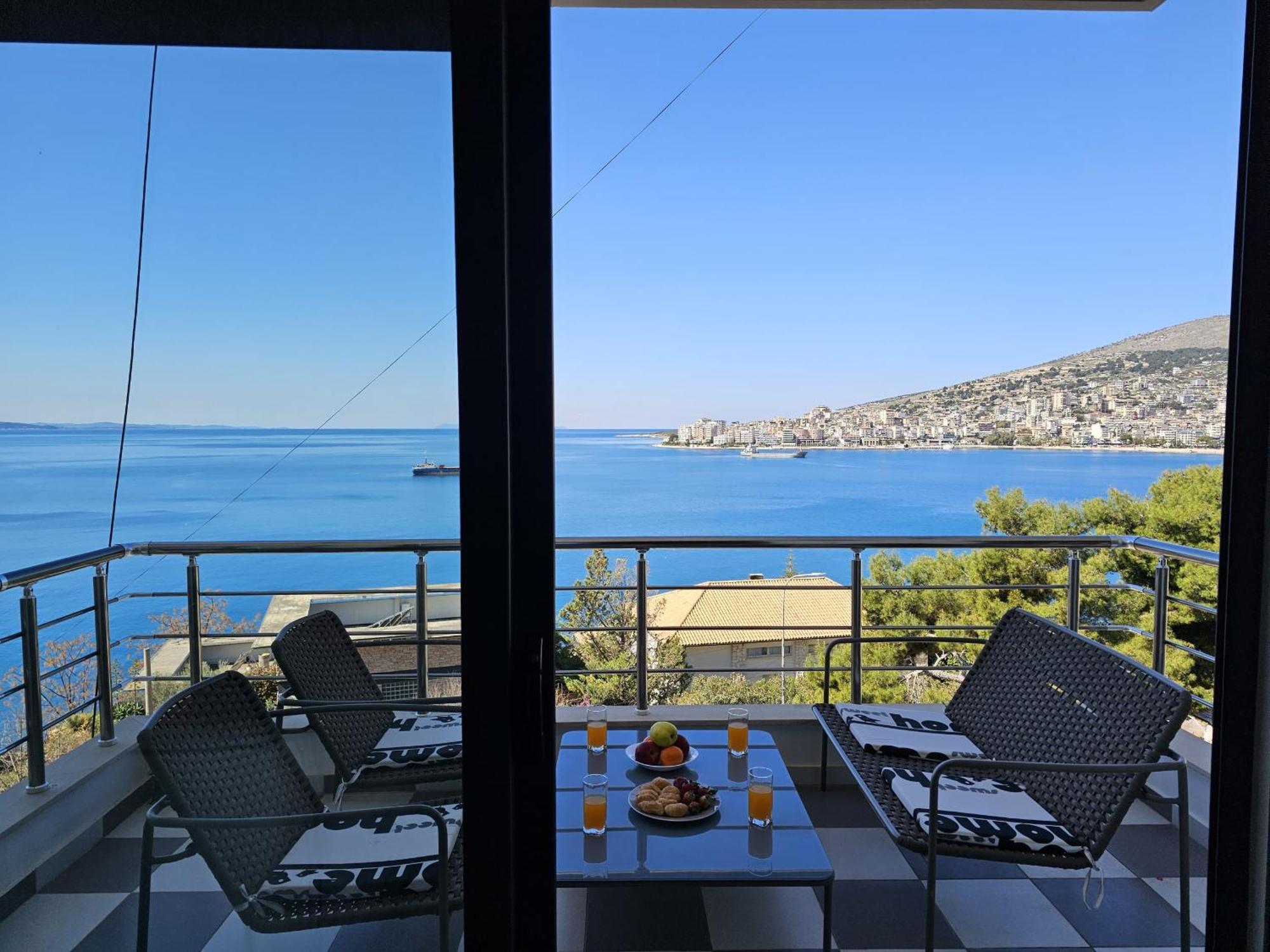Sunset Tarraces Apartman Saranda Kültér fotó