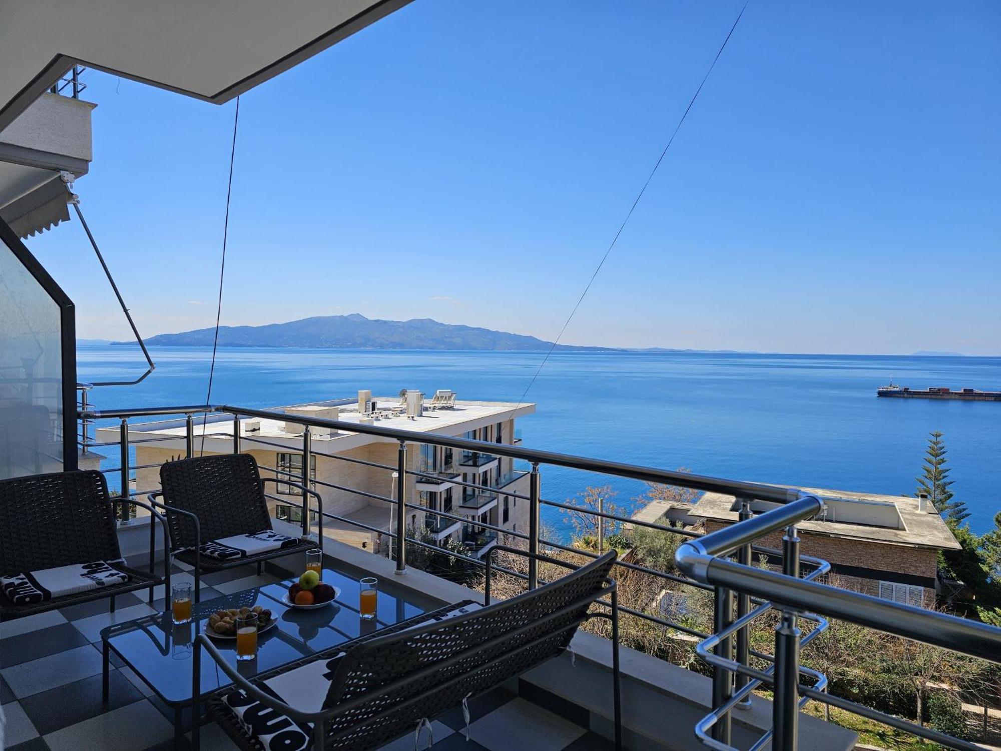 Sunset Tarraces Apartman Saranda Kültér fotó
