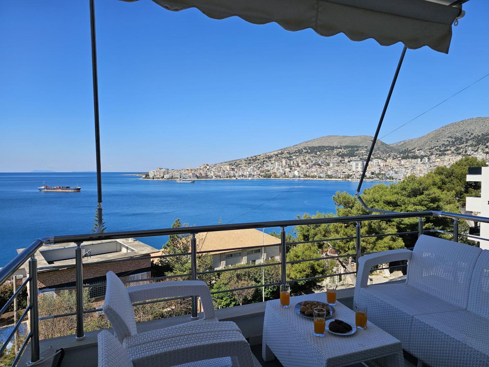 Sunset Tarraces Apartman Saranda Kültér fotó