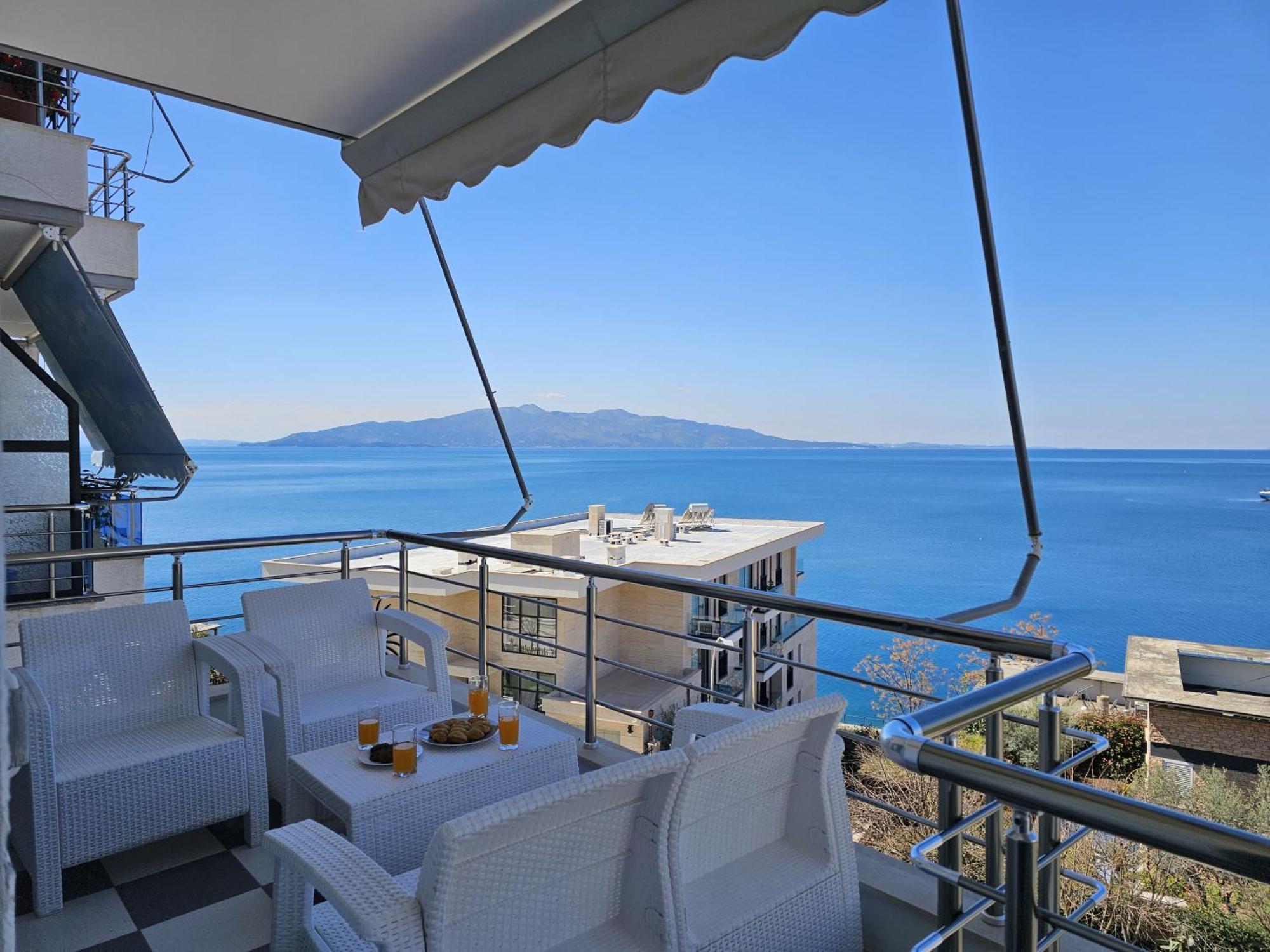 Sunset Tarraces Apartman Saranda Kültér fotó