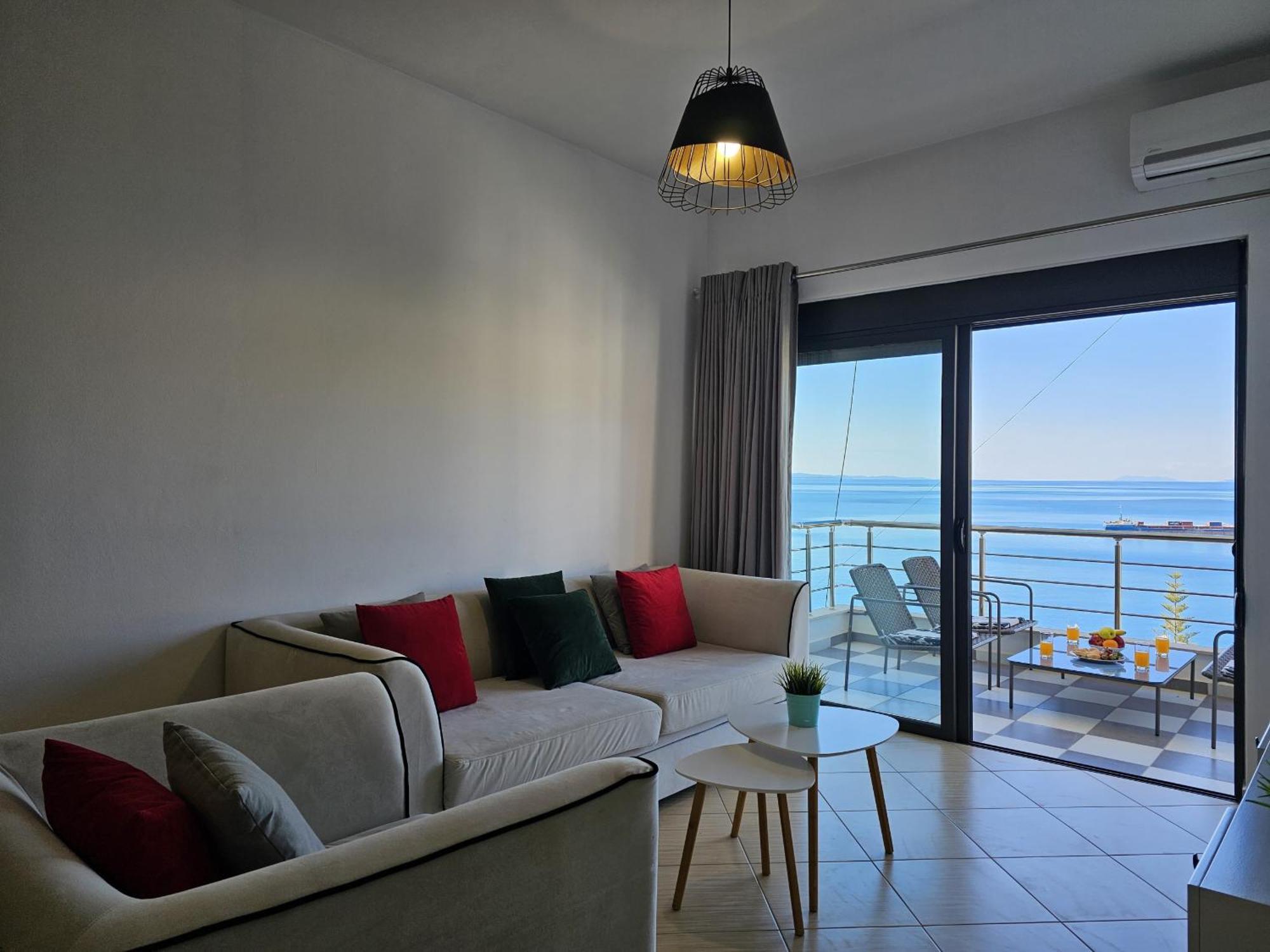 Sunset Tarraces Apartman Saranda Kültér fotó