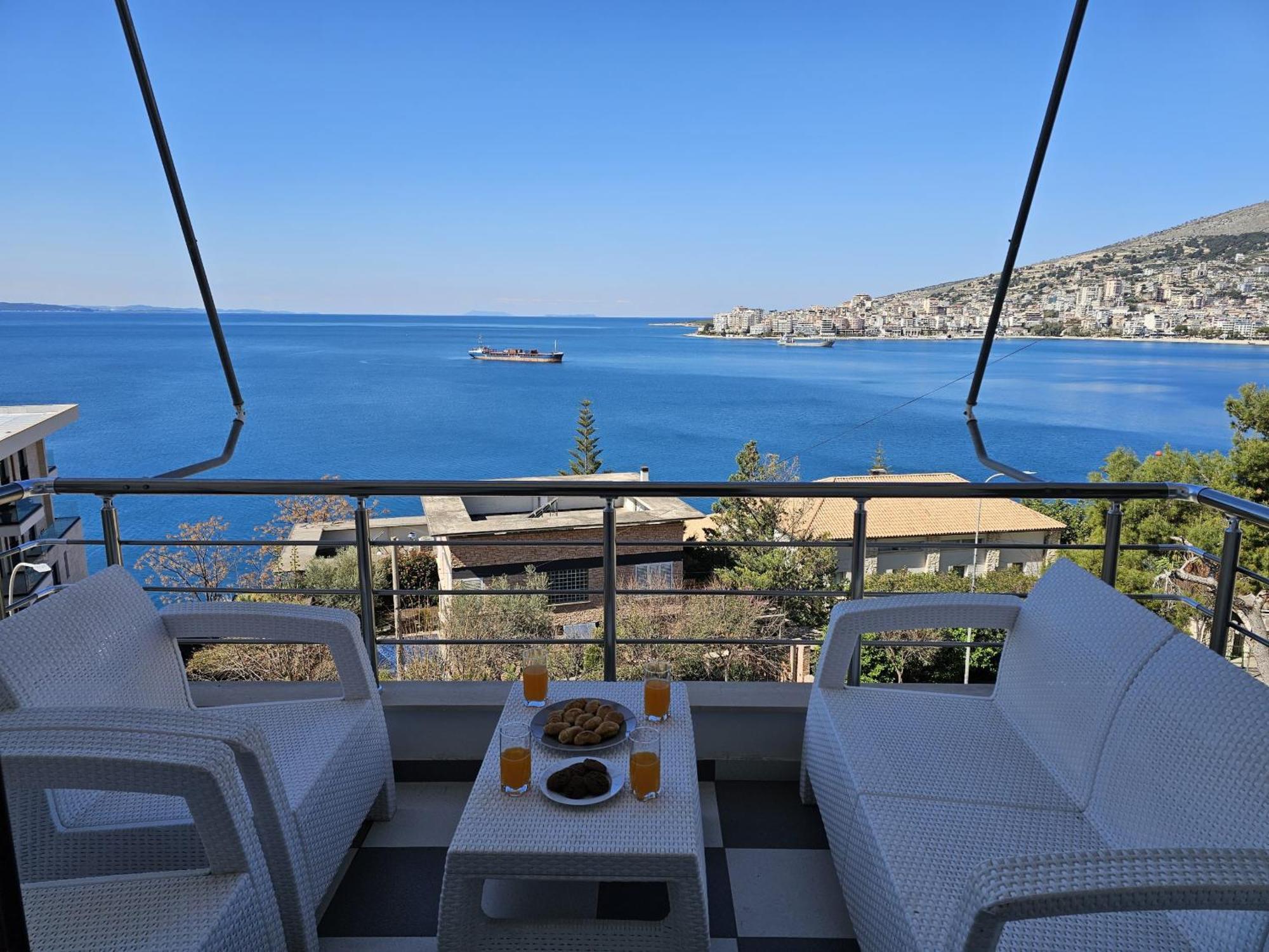 Sunset Tarraces Apartman Saranda Kültér fotó