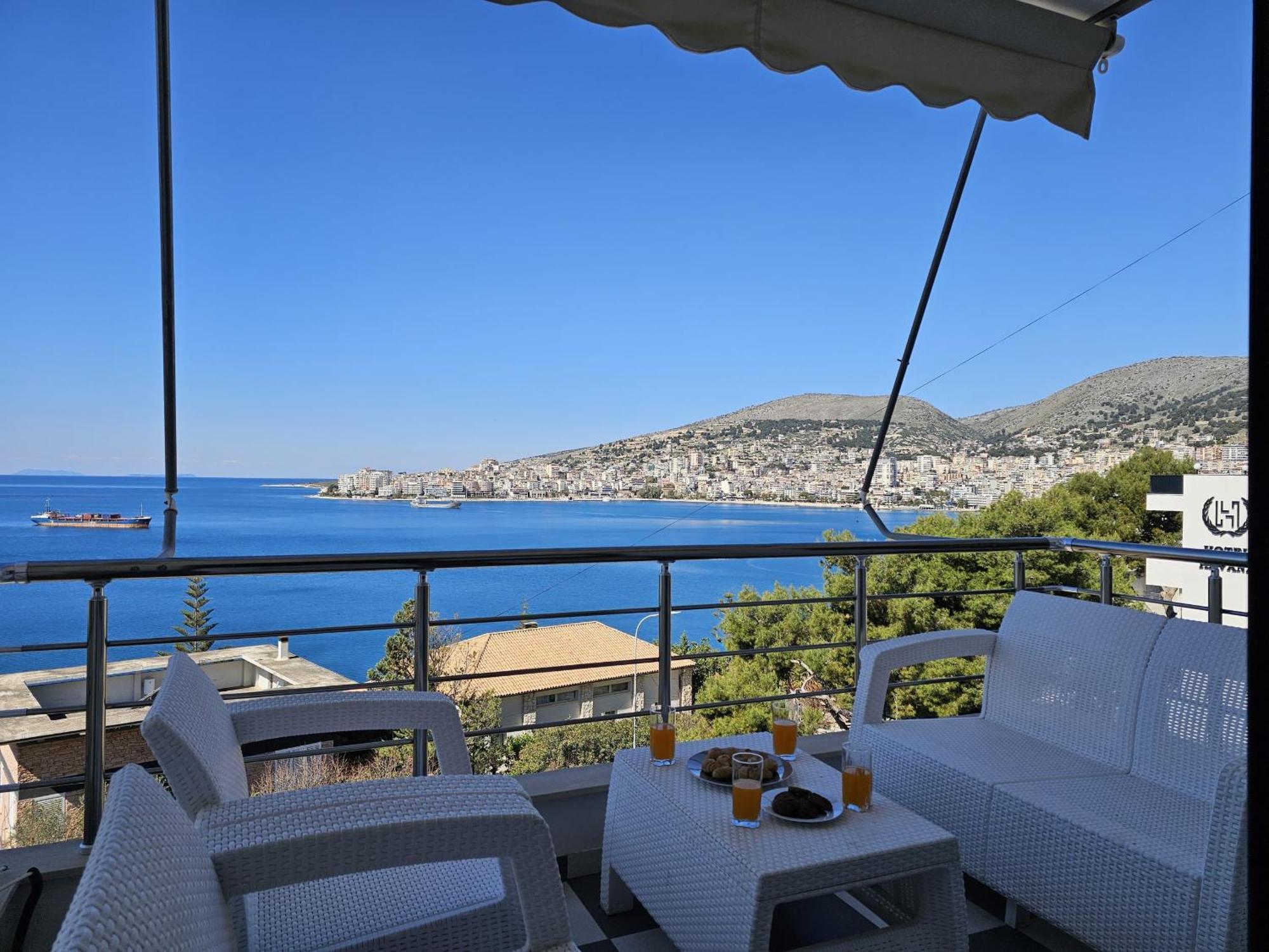 Sunset Tarraces Apartman Saranda Kültér fotó