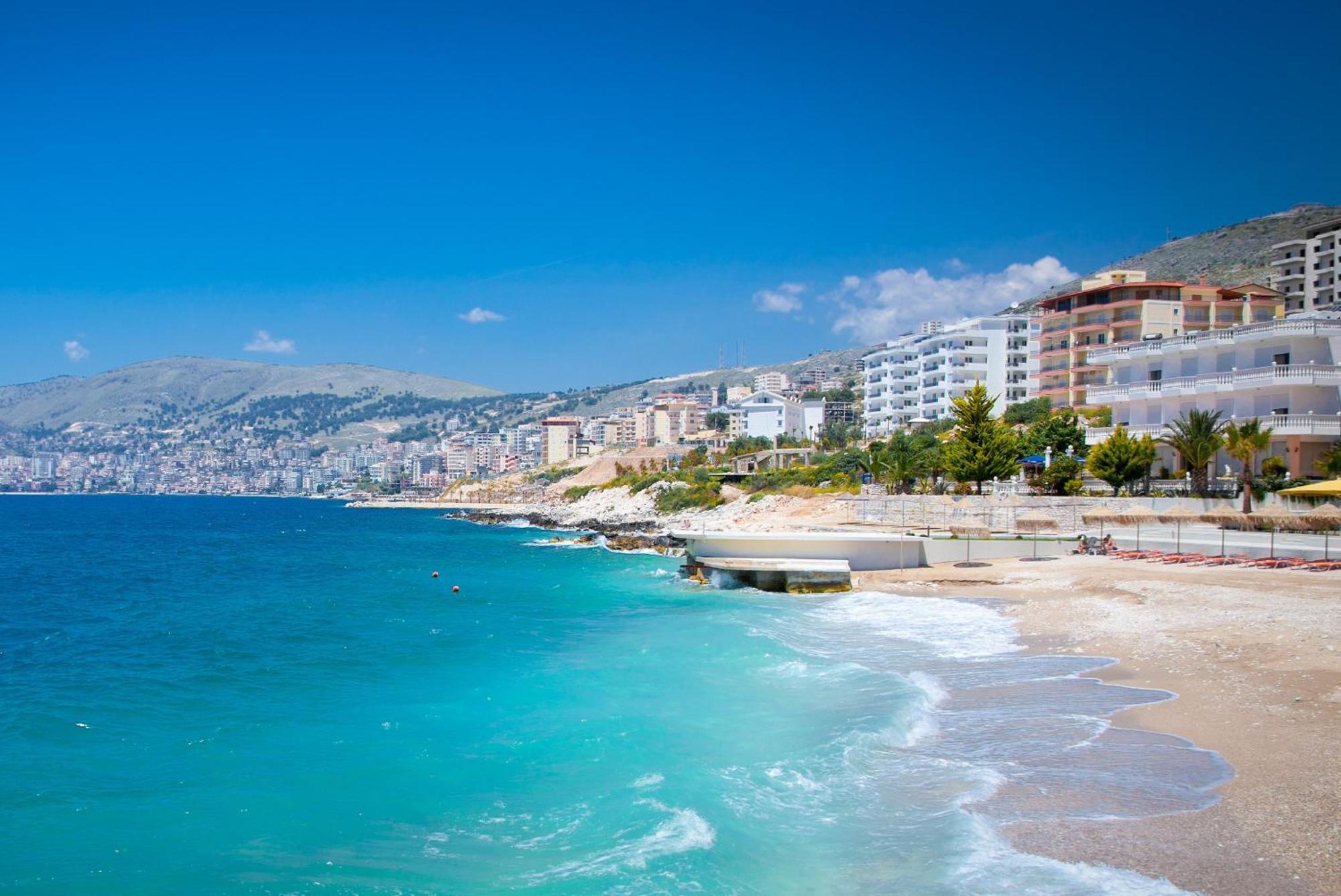 Sunset Tarraces Apartman Saranda Kültér fotó
