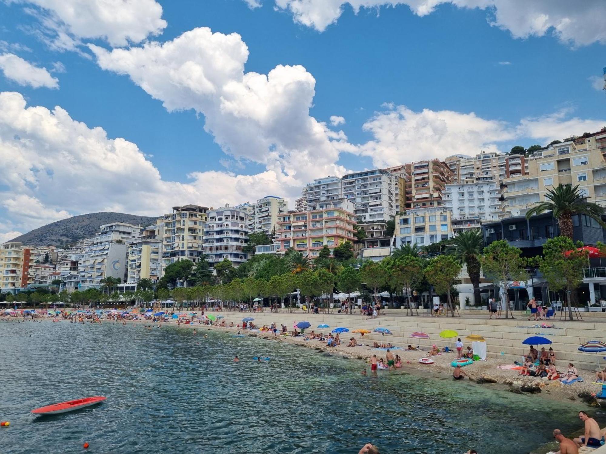 Sunset Tarraces Apartman Saranda Kültér fotó